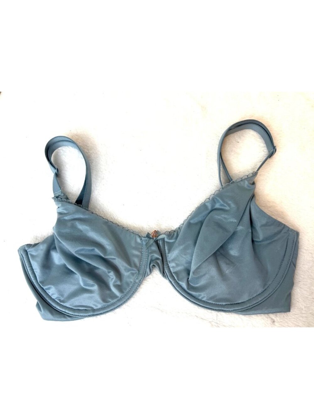 Body by Victorias Secret Unlined Demi Bra 32DDD VS Angels Powder Blue Bra Sexy